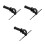3Pcs Easy-Install Replaceable Grip Tool for Electric Hammer Black 9