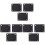 9Pcs PU Bag Handle Protectors Black Soft Portable Covers 8