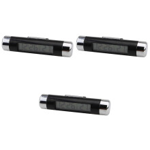 3Pièces Thermomètre Auto 2-En-1 LCD