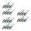 24Pièces Flash Valve Pneu Couleurs 1