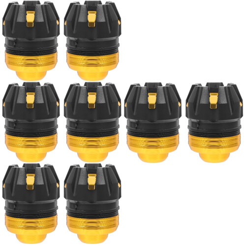 8Pièces Protections Collision Cadre Dorées En Plastique PP