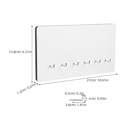 1Ensemble Tableau Suspendu Mdf Résistant Pour Rangement Décor 1