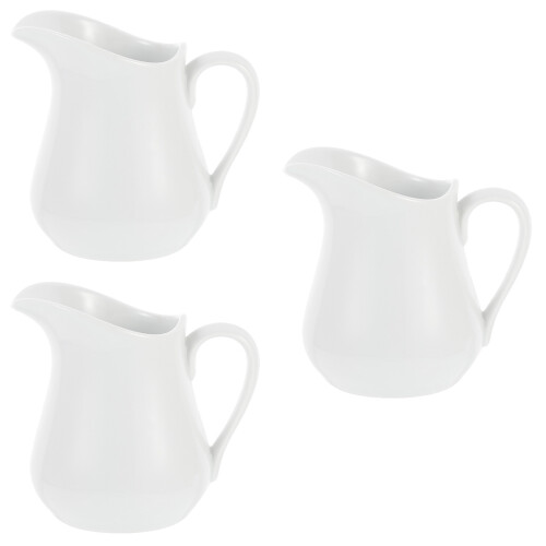 3Pièces Coupes Céramiques Blanches Longue Durée Pour Café