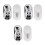 6Pcs Handheld Shower Head Holder Suction Cup Strong Durable Plastic 4