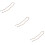 3Pièces Lunettes Perles Bois Accessoire Mode Multi Couleur 1