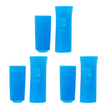 3Ensembles Protection Silicone Bleue Antidérapante Pour Micro Ktv