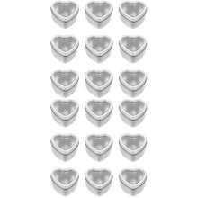 20St Tinplate Doosjes Met Transparant Voor Kaarsen En Sieraden