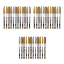 36Pièces Marqueurs Métalliques Dorés Pour , Verre DIY