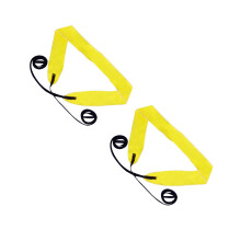 2Pièces Chiffons Réutilisables Jaunes Pour Flûte Et Saxophone