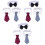 Accessoires Nœud Coton Pour Chats Colorés 1