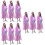 9Pièces Ponchos Rose Adulte Réutilisable Avec Capuche 1