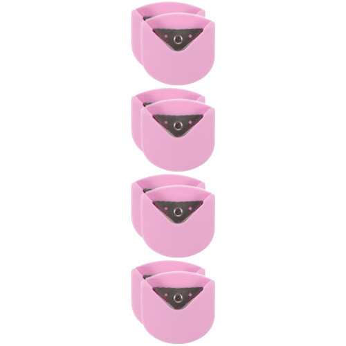 8Pièces Coupe-Coin Rose Maniable Pour Bureau