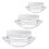 6Pièces Flacons Cosmétiques Transparente Anti- Pour Crème 1
