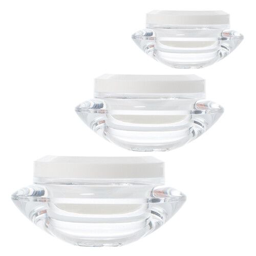 6Pièces Flacons Cosmétiques Transparente Anti- Pour Crème