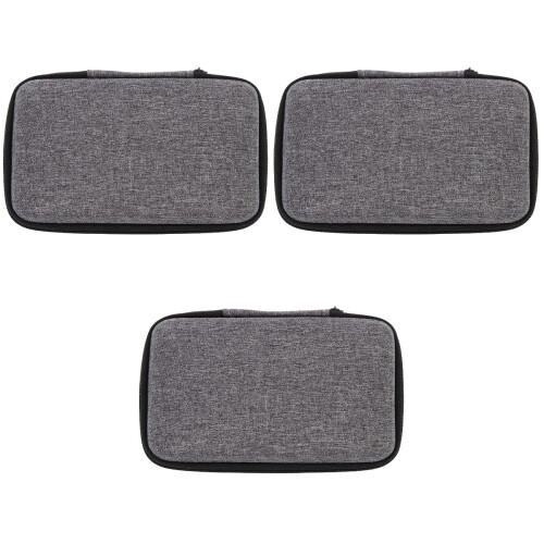 3Pièces Étui De Rangement Étanche Pour Accessoires Grège