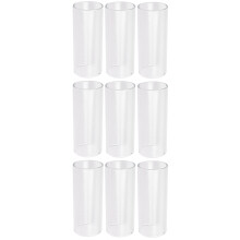 9Pièces Slide Guitare Verre Medium Bottleneck Durable Et Doux