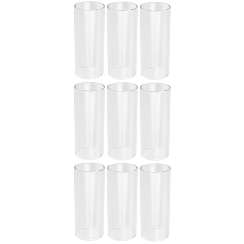 9Pièces Slide Guitare Verre Medium Bottleneck Durable Et Doux