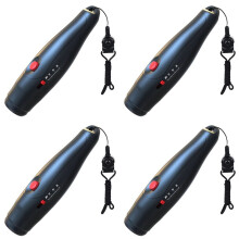 4X Electronic Whistle Coaches Whistle 3 Sound Effects Coaches Whistle with Lanyard School Teacher Whistle Sports Whistle