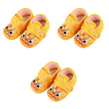 3Paires Chaussures Bébé Brodées Confortables Et Stylées
