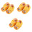 3Paires Chaussures Bébé Brodées Confortables Et Stylées 1