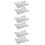 6Pcs Multi-Function Stainless Steel Baking Trays for Oven Use Silver 9