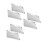 6Pcs Multi-Function Stainless Steel Baking Trays for Oven Use Silver 10