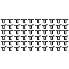60 Pièces de Boucles de Drainage pour Panneaux Photovoltaïques, Plaque PV, Clip de Drainage D'Eau pour Panneaux Solaires, 33 mm, Noir