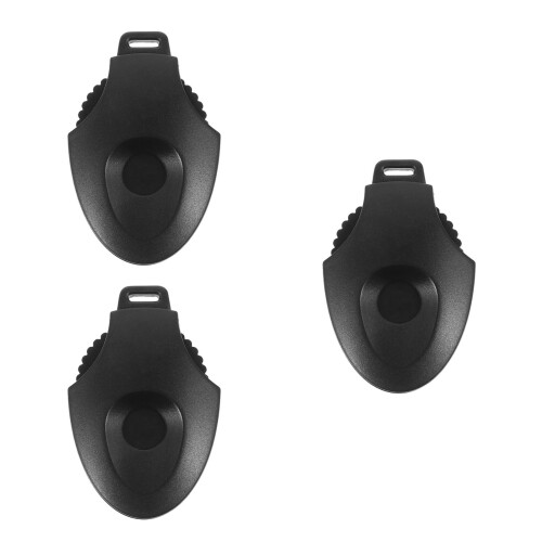3St Compacte Golf Teller Zwart Plastic Ijzer Voor Buitenspel