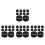 40Pcs Universal Aluminum Volume Knob Replacements for Home Audio Use 6