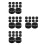 40Pcs Universal Aluminum Volume Knob Replacements for Home Audio Use 7