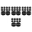 40Pcs Universal Aluminum Volume Knob Replacements for Home Audio Use 8