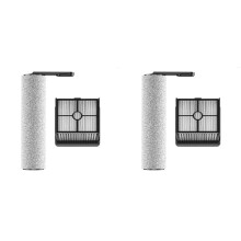 2X för MOVA 2.0 Pro/K10/K10Pro Trouver K10/K10Pro Dammsugare, Reservdelar Inkluderar HEPA-Filter och Borstvals.