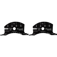 2X Violin Bridges Multifunctional Mold Template 4/4 Violin Bridges Repair Reference Tool Fingerboard Scraper