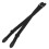 6Pcs Black Nylon Guitar Strap Adjustable Comfortable Guitar Neck Strap 2
