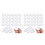 200Pcs White Solid Polystyrene Balls for Christmas Wedding Decorations 10