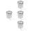 4Pcs Stainless Steel Kitchen Strainer Hamper with Hanging Hook 4