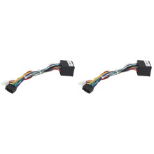 2X Auto 16Pin Strom Kabel Baugruppe Kabel Adapter für  E46/E39(1995-2000)/E53(99) Android Stereo