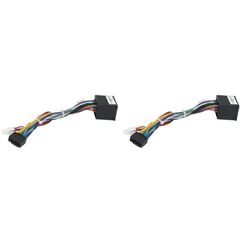 2X Auto 16Pin Strom Kabel Baugruppe Kabel Adapter für  E46/E39(1995-2000)/E53(99) Android Stereo