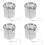 4Pcs Stainless Steel Kitchen Strainer Hamper with Hanging Hook 7