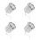 4Pcs Stainless Steel Kitchen Strainer Hamper with Hanging Hook 9