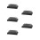 5Pcs Durable Stainless Steel Grill Brush with Plastic Handle for Bbq 5