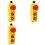 3X Rain Proof Lifting Button Box Emergency Stop Button  2.2KW Direct Control Electric Hoist  220V 1