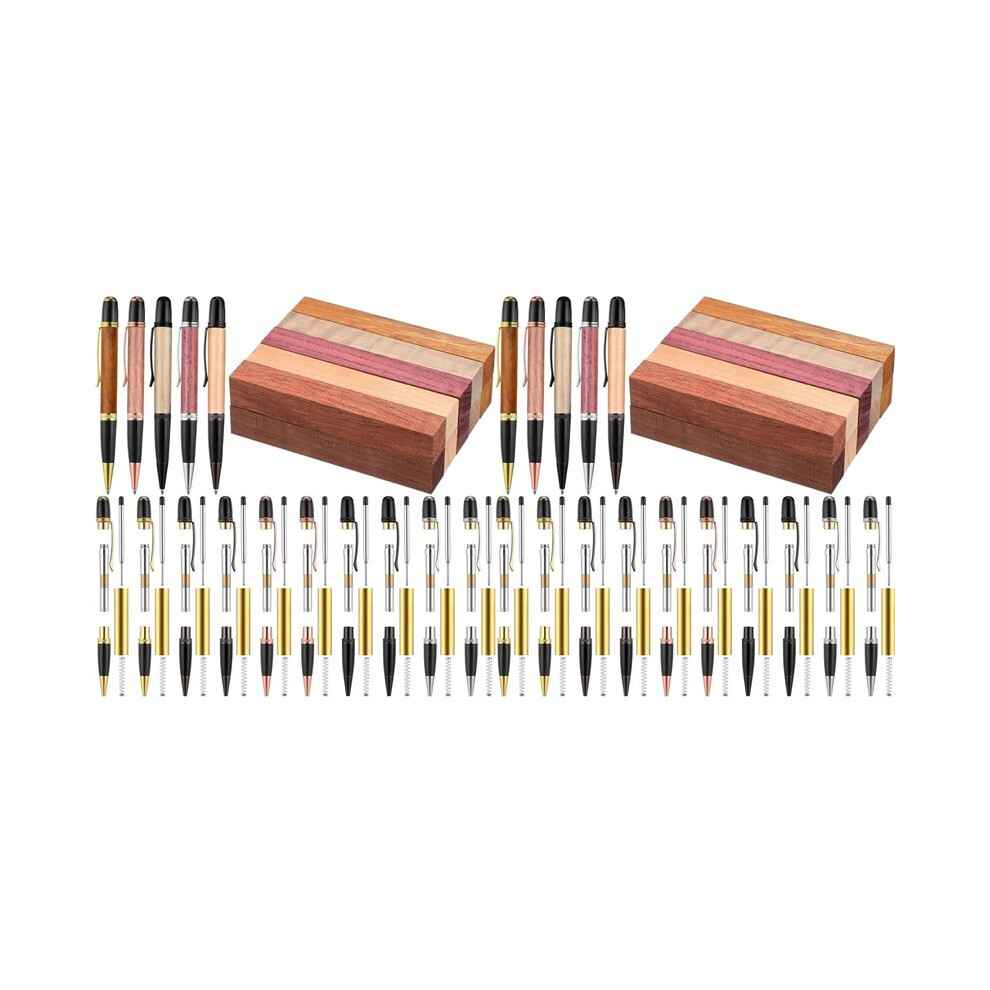 20 Sets Pen Making Kits With Refills Copper Pen Turning Supplies Diy Pen Making Classroom Teacher Student Gift 6033488576570