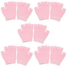 5Paren Paar Duurzame Roze Vochtinbrengende Handschoenen Voor Vrouwen