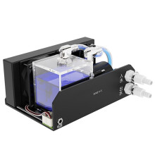Pompe de Refroidissement à Eau 600 L/H, Tête de Pompe 4 M, 12 V, 10 W, Réservoir de 300 Ml, Ventilateur 80 mm, 4 000 Tr/Min, pour Système de