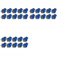 30Pcs Car Dash Instrument Base Light Lamp T5 B8.5D LED Instrument Light Car Wedge Dashboard Bulb DC12V Lamp