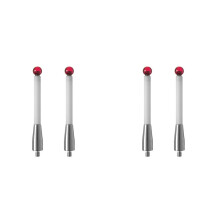 4 Stück KMG-Taststift, 6 mm Kugelspitze, KMG-Kontaktsonden, Keramikschäfte, Sondenprüfzubehör für Renishaw A-5000-3712
