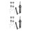 2Pcs Portable Hot Air Heater Adjustable Temperature for Desoldering 2