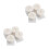 16Pcs White Children's Slide Fixing Screw Caps Plastic Replacement 6
