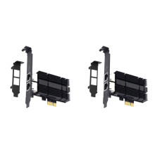 2X 2.5G PCIE to RJ45 Network Card I226 Chipset Gigabit Ethernet Dual 100/1000/2500Mbps Network Adapter for PC